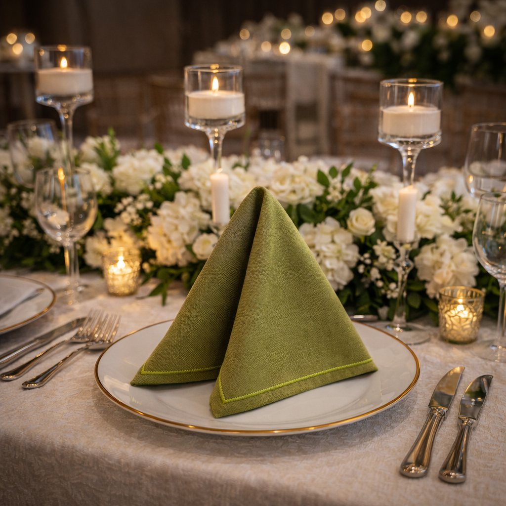 TUTKU Ivory Fabric Napkin