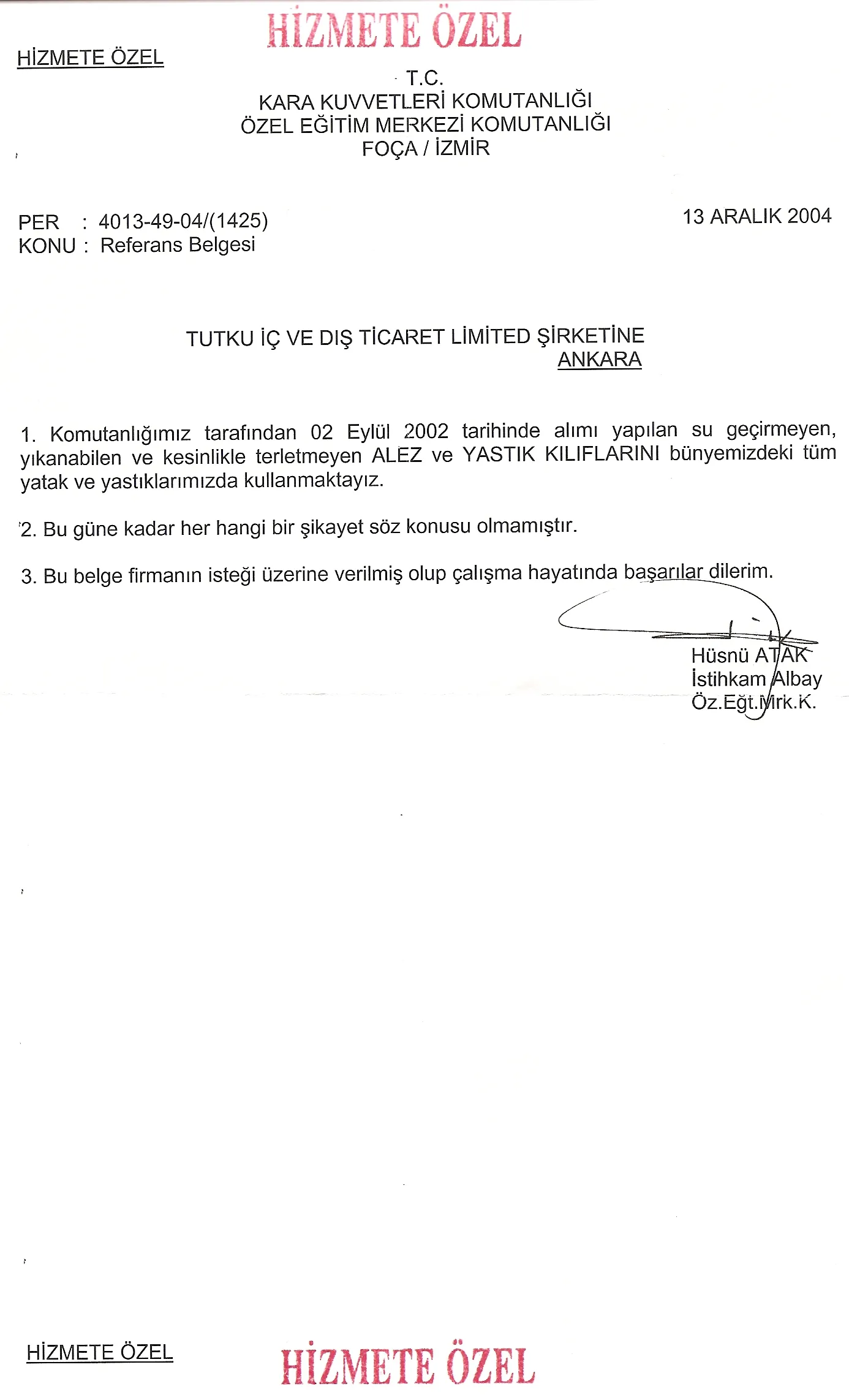 Kara Kuvvetleri Komutanlığı - İzmir