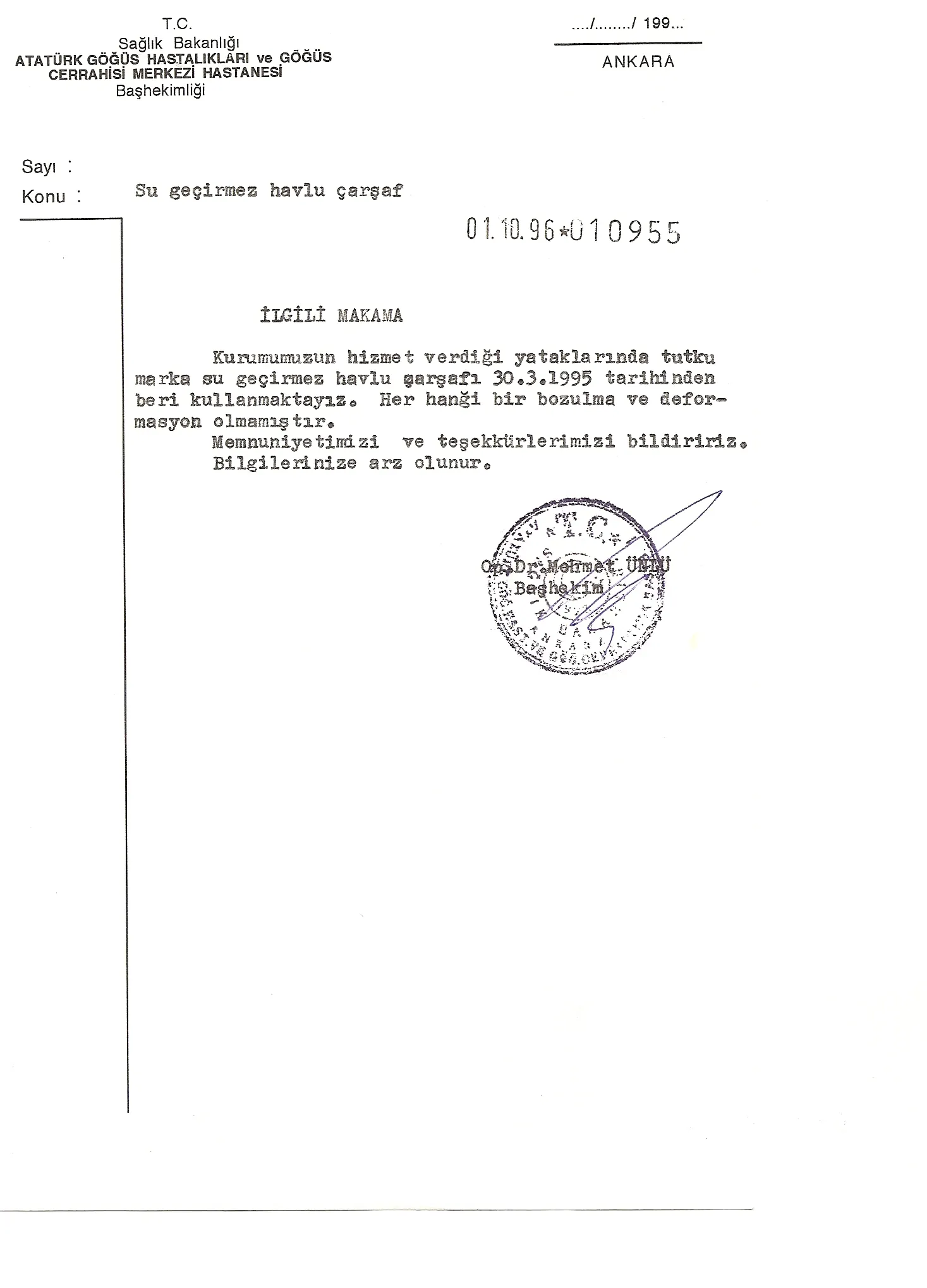Atatürk Göğüs Hastalıkları Hastanesi - Ankara